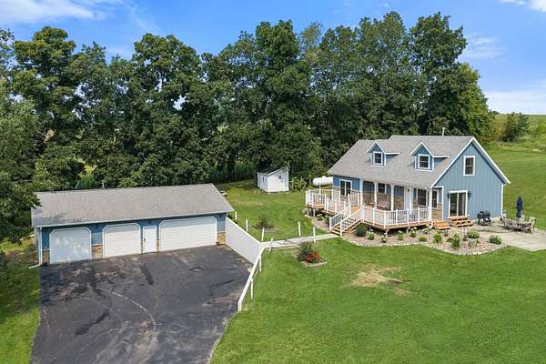 3 Acres of Land with Home for Sale in La Valle, Wisconsin
