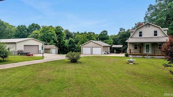 2.4 Acres of Land with Home for Sale in Evansville, Indiana