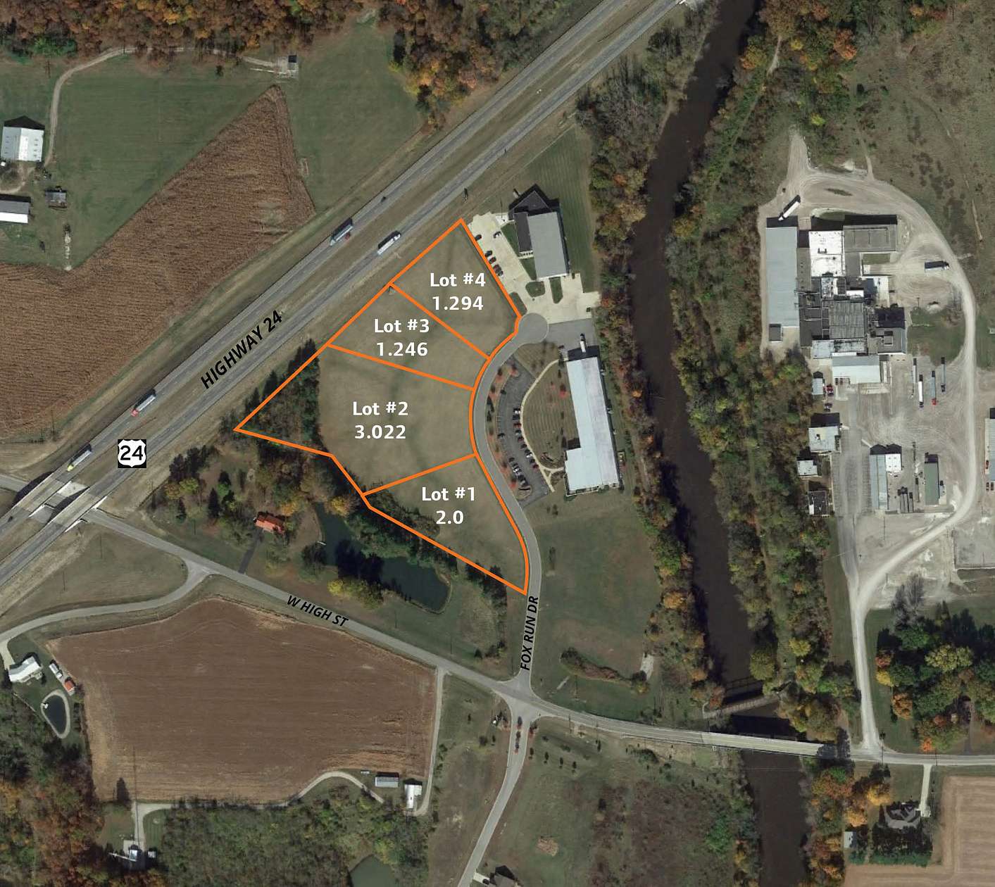2 Acres of Commercial Land for Sale in Defiance, Ohio