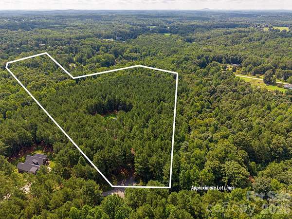 10.9 Acres of Land with Home for Sale in Lincolnton, North Carolina