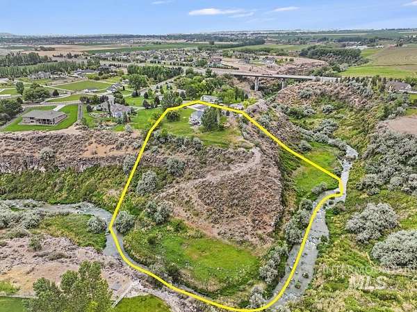 6.34 Acres of Land with Home for Sale in Twin Falls, Idaho