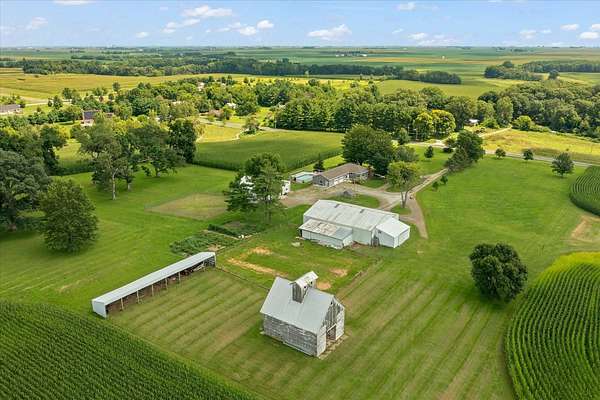 14 Acres of Land with Home for Sale in Dewey, Illinois