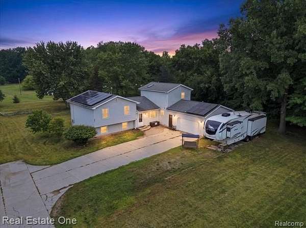 1.87 Acres of Land with Home for Sale in Lapeer, Michigan
