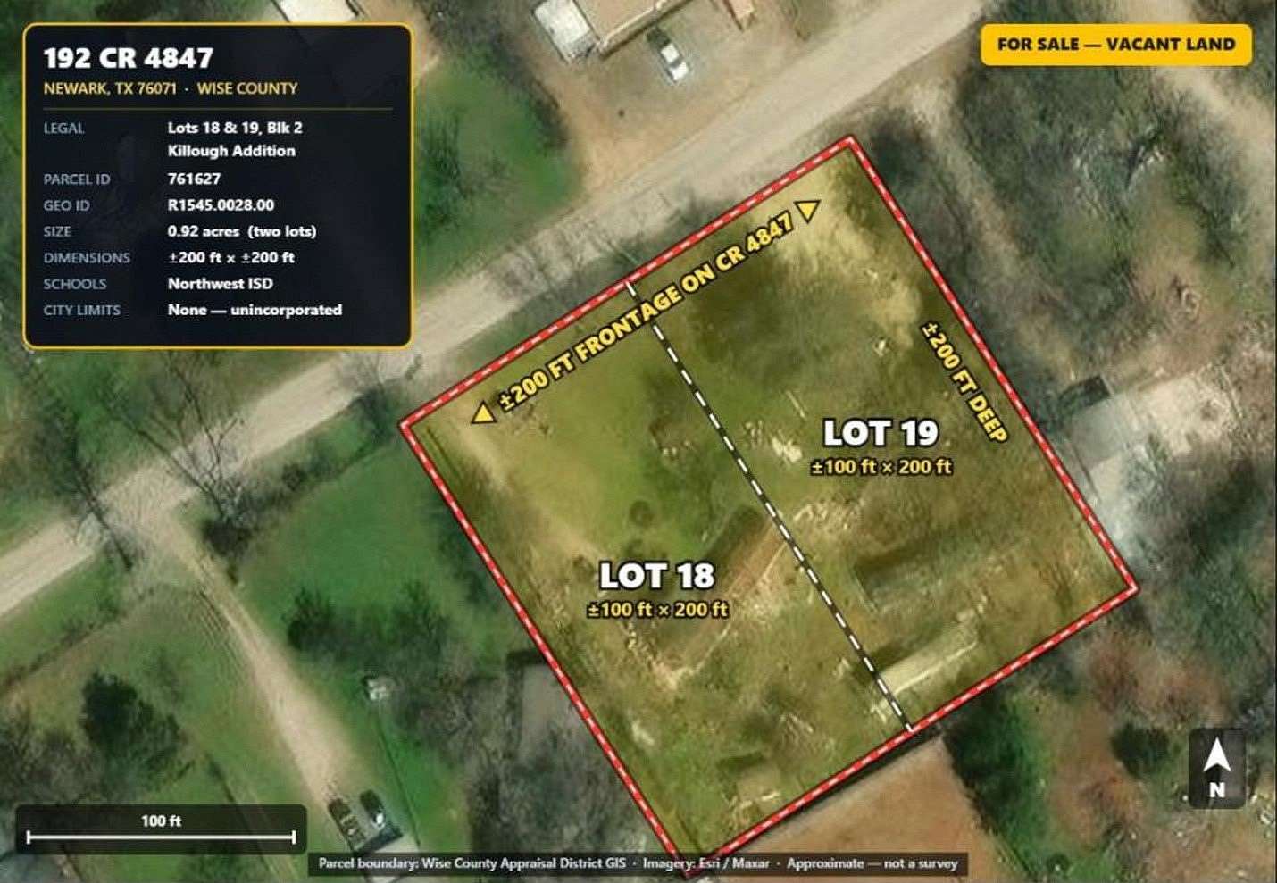 0.92 Acres of Land for Sale in Newark, Texas