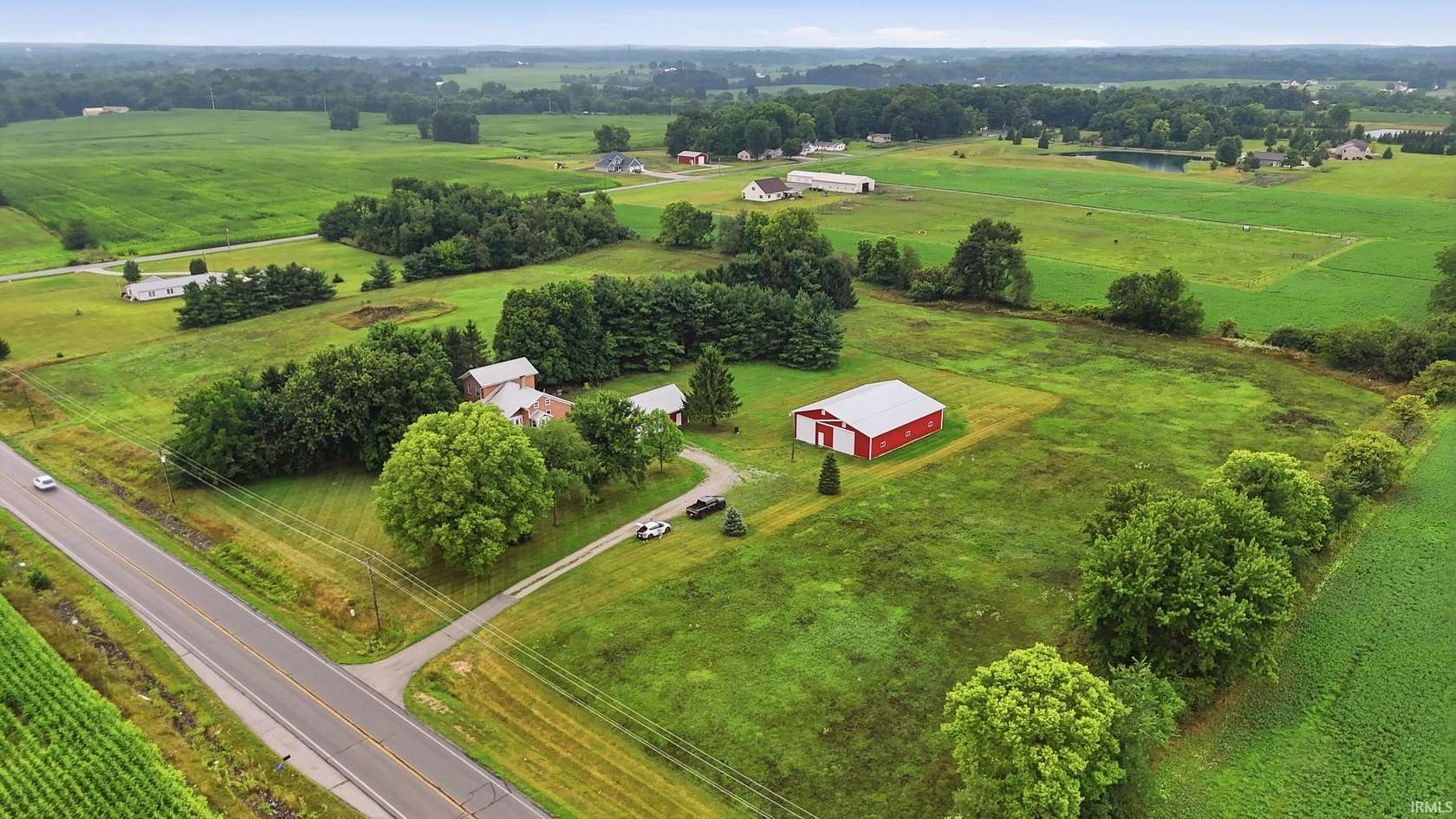 9 Acres of Land with Home for Sale in Kendallville, Indiana
