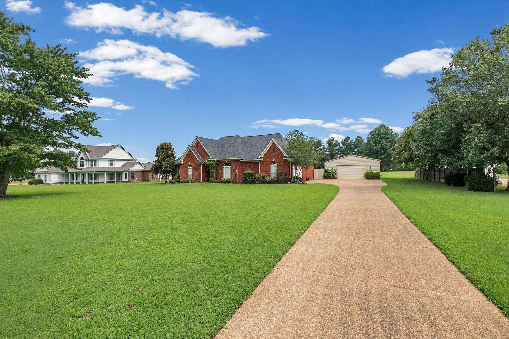 2 Acres of Land with Home for Sale in Arlington, Tennessee