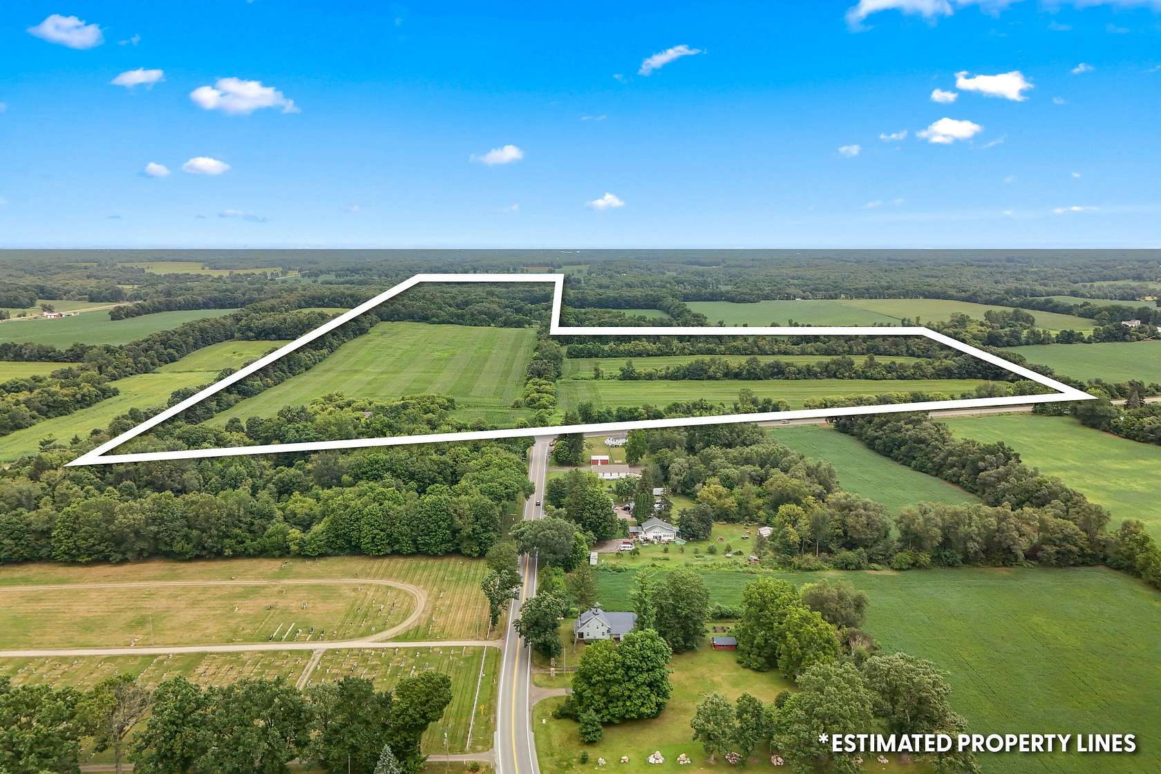 114 Acres of Land for Sale in Allen, Michigan