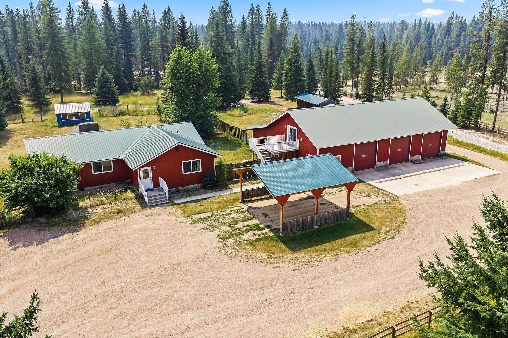 6.64 Acres of Land with Home for Sale in Condon, Montana