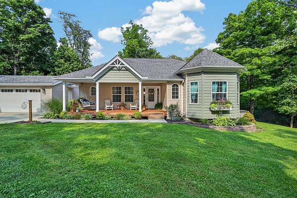 5.77 Acres of Land with Home for Sale in Lawrenceburg, Indiana