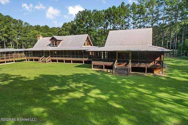 85 Acres of Agricultural Land with Home for Sale in Poplarville, Mississippi
