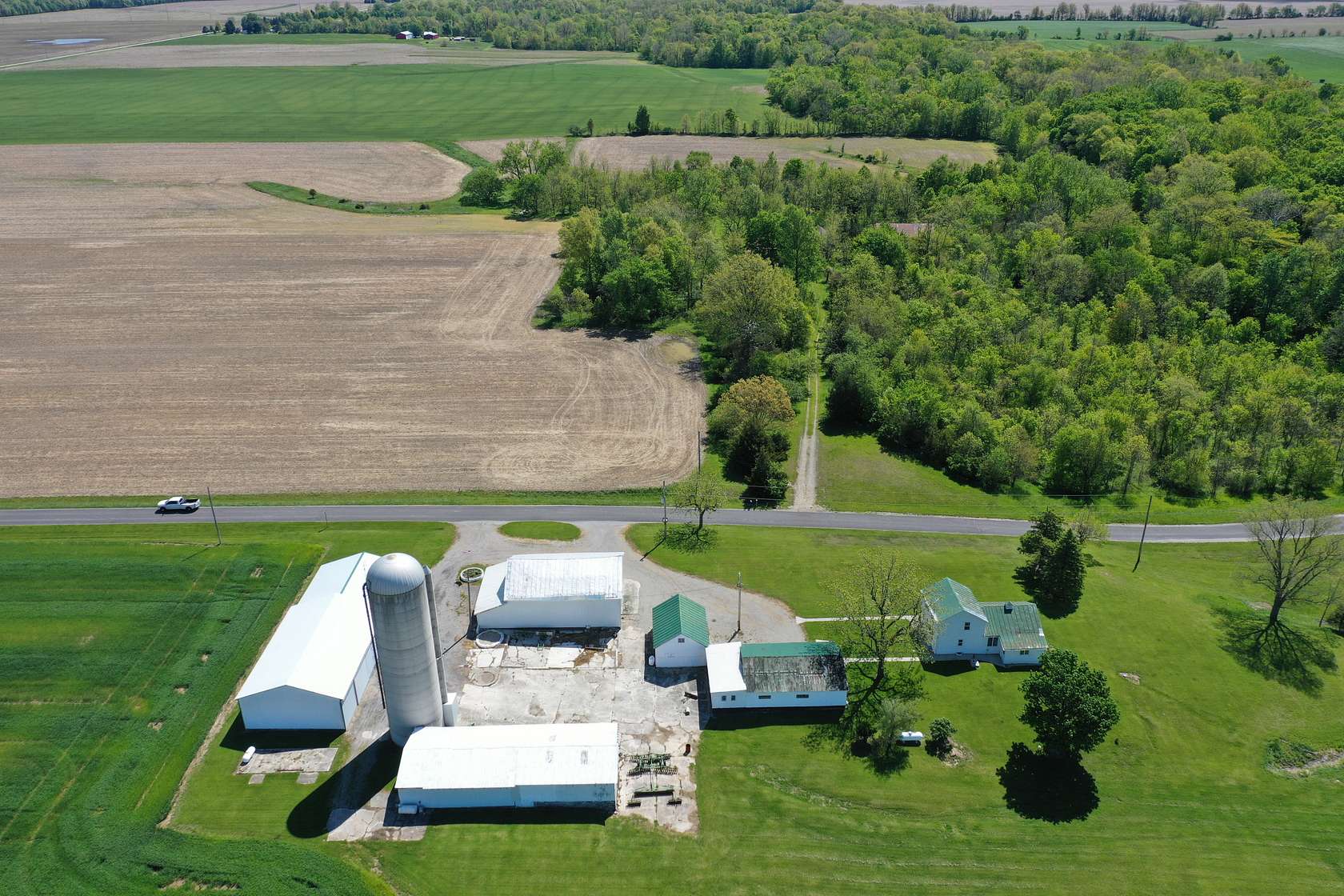 150 Acres of Agricultural Land with Home for Auction in Tiffin, Ohio