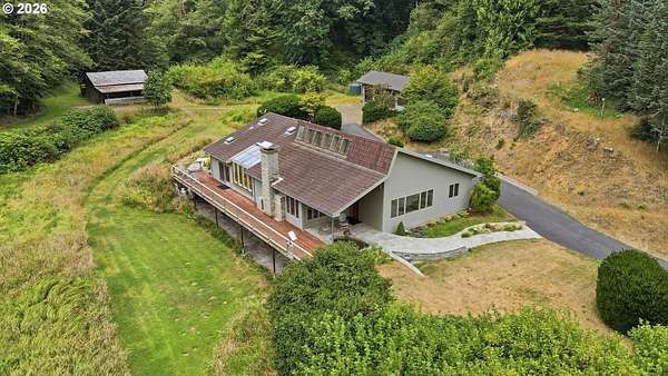 28 Acres of Recreational Land with Home for Sale in Coos Bay, Oregon