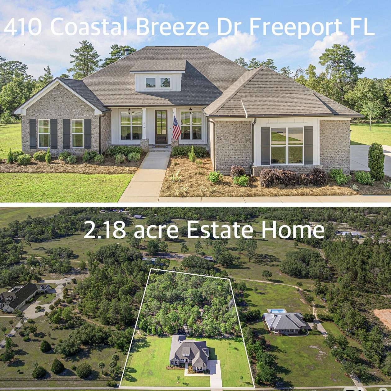 2.18 Acres of Land with Home for Sale in Freeport, Florida