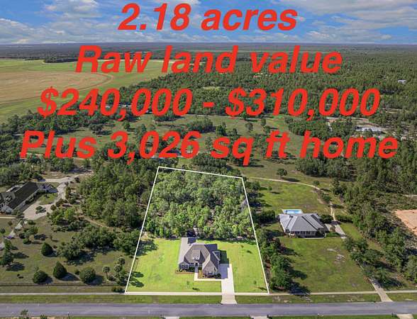 2.18 Acres of Land with Home for Sale in Freeport, Florida
