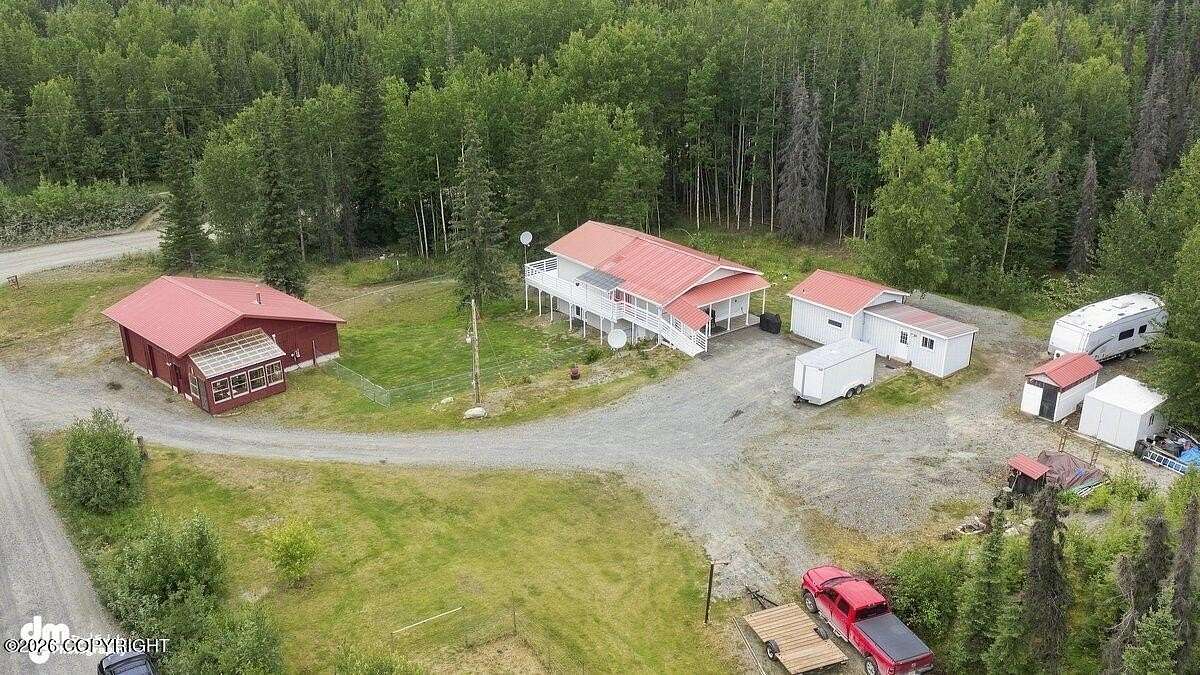 2.5 Acres of Land with Home for Sale in Sterling, Alaska