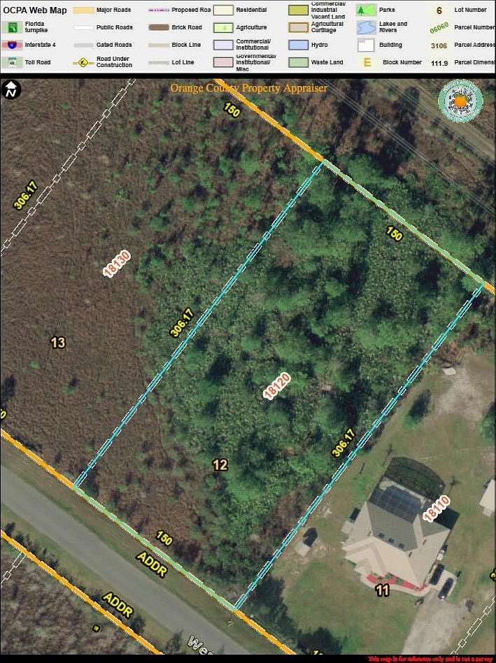 1 Acre of Residential Land for Sale in Orlando, Florida