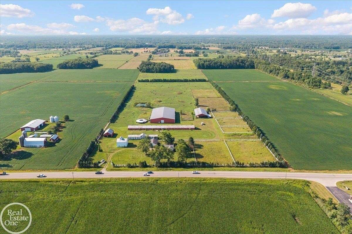 40 Acres of Agricultural Land with Home for Sale in East China Township, Michigan