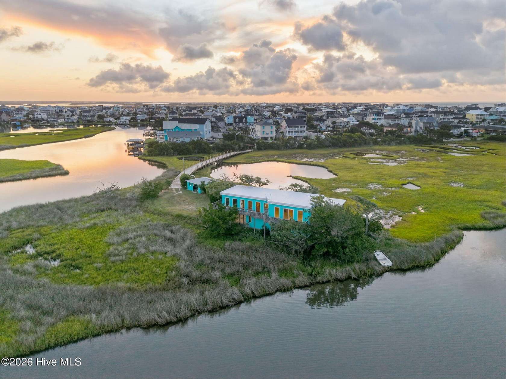 4.8 Acres of Land with Home for Sale in Surf City, North Carolina