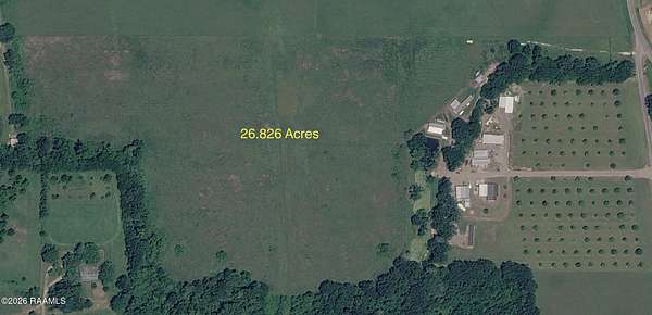26.8 Acres of Agricultural Land for Sale in Opelousas, Louisiana