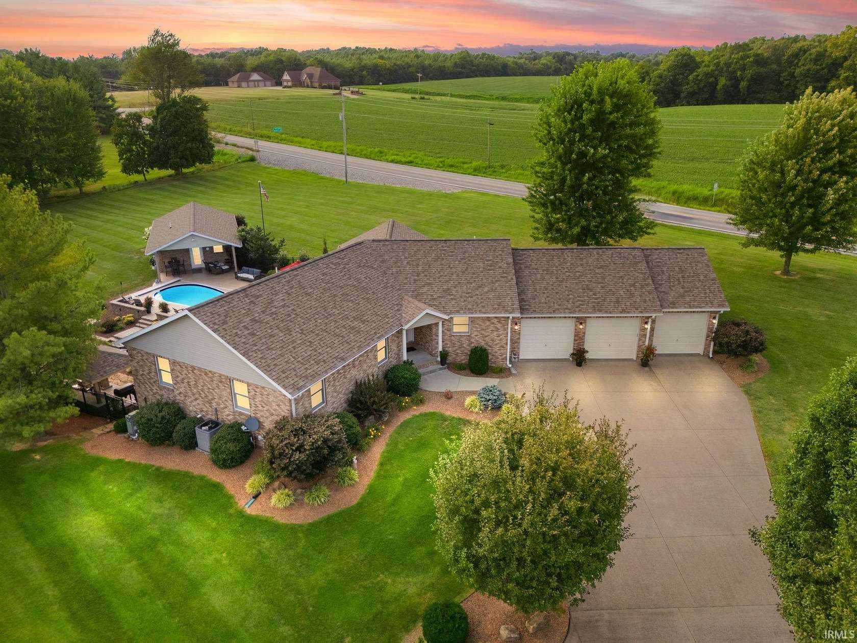 1.52 Acres of Land with Home for Sale in Jasper, Indiana