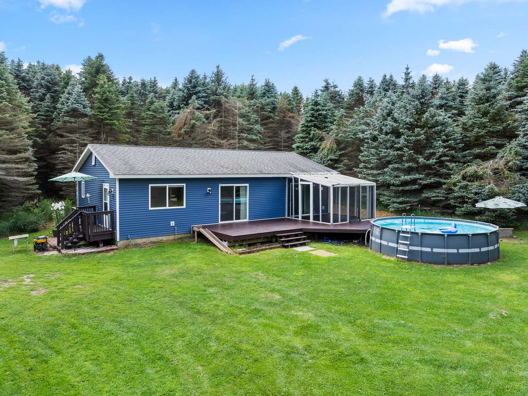 9.8 Acres of Land with Home for Sale in Gaylord, Michigan