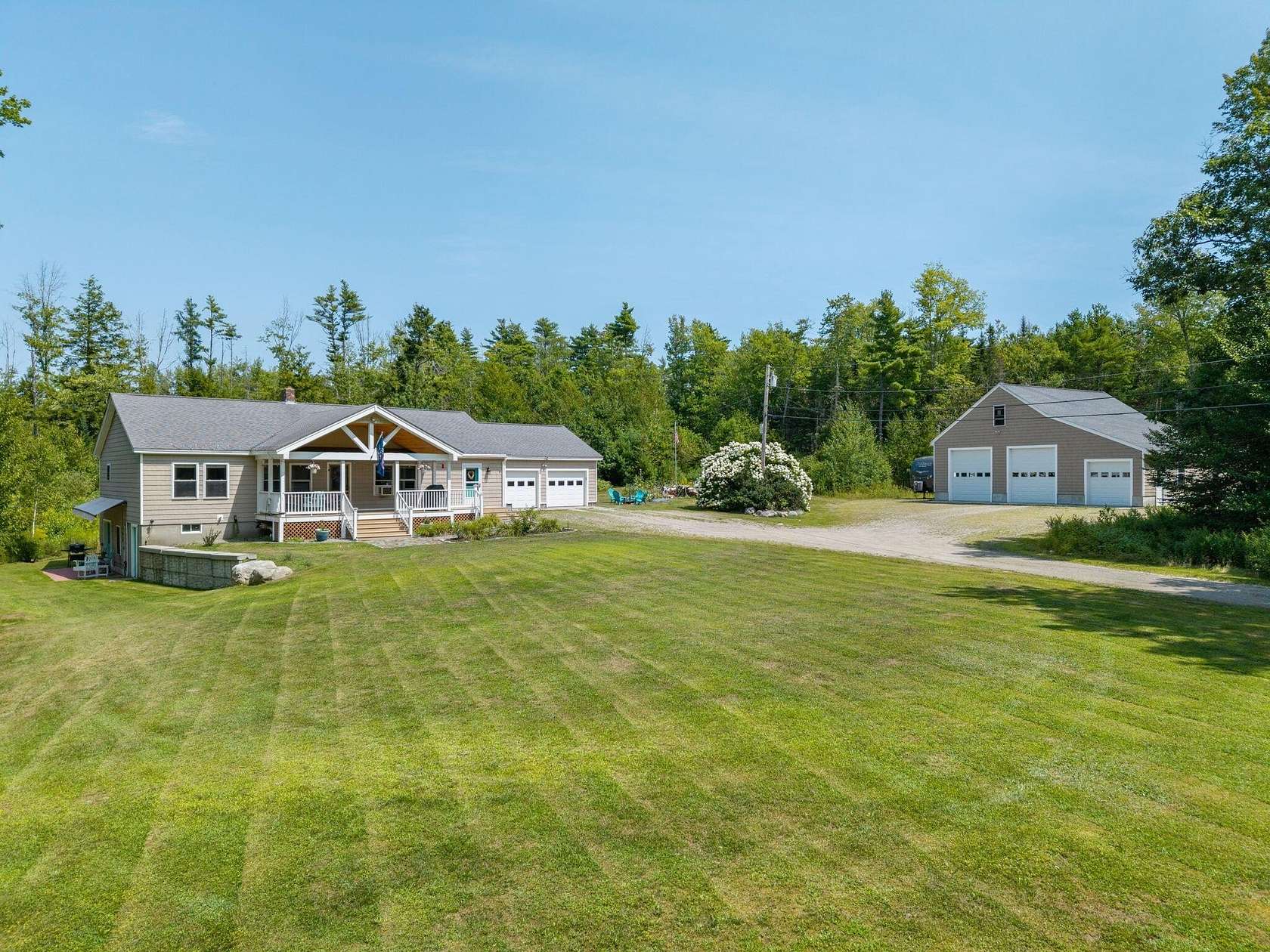 64 Acres of Recreational Land with Home for Sale in Wiscasset, Maine