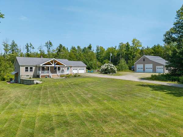 11.3 Acres of Recreational Land with Home for Sale in Wiscasset, Maine