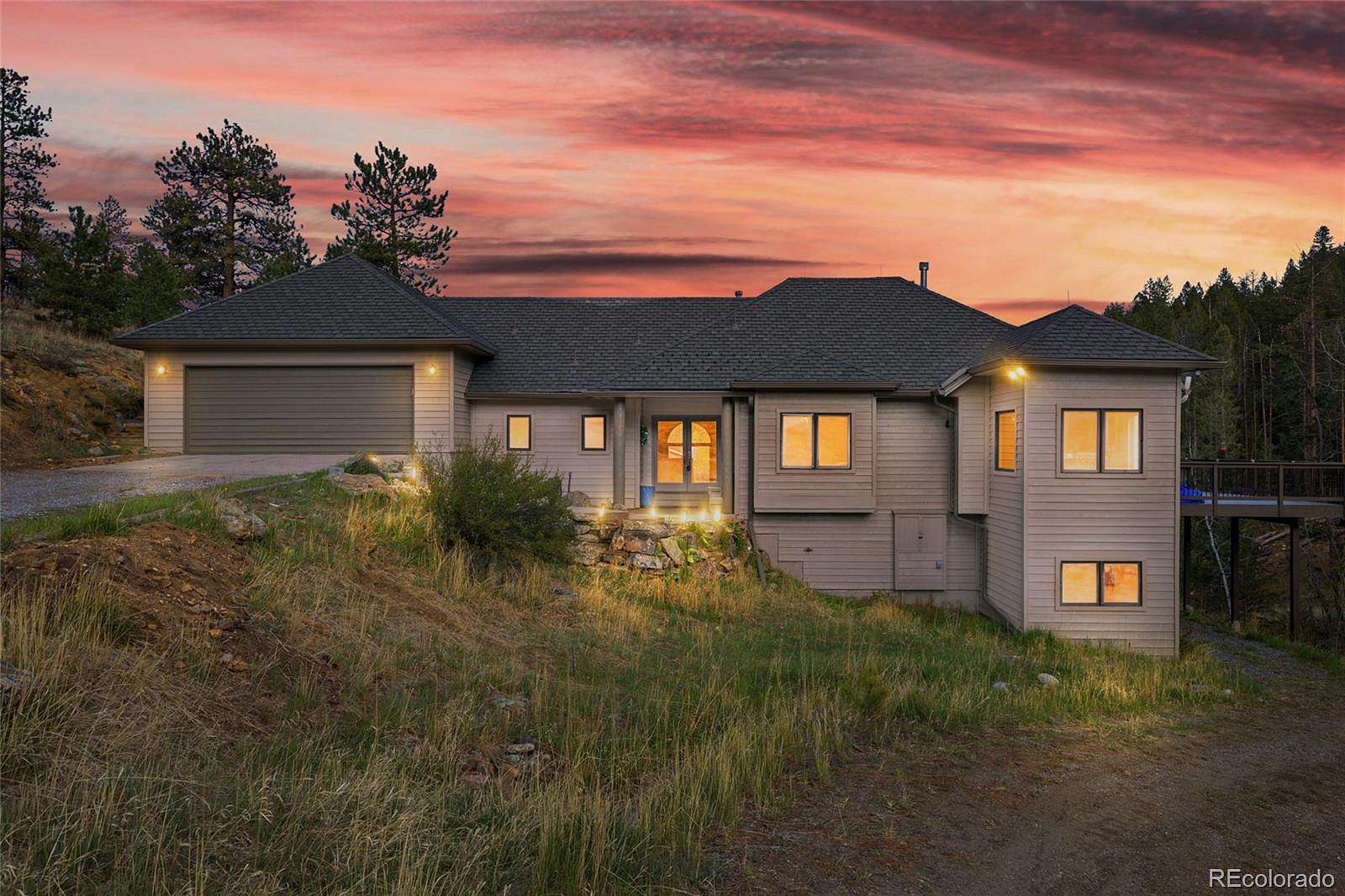15 Acres of Land with Home for Sale in Evergreen, Colorado