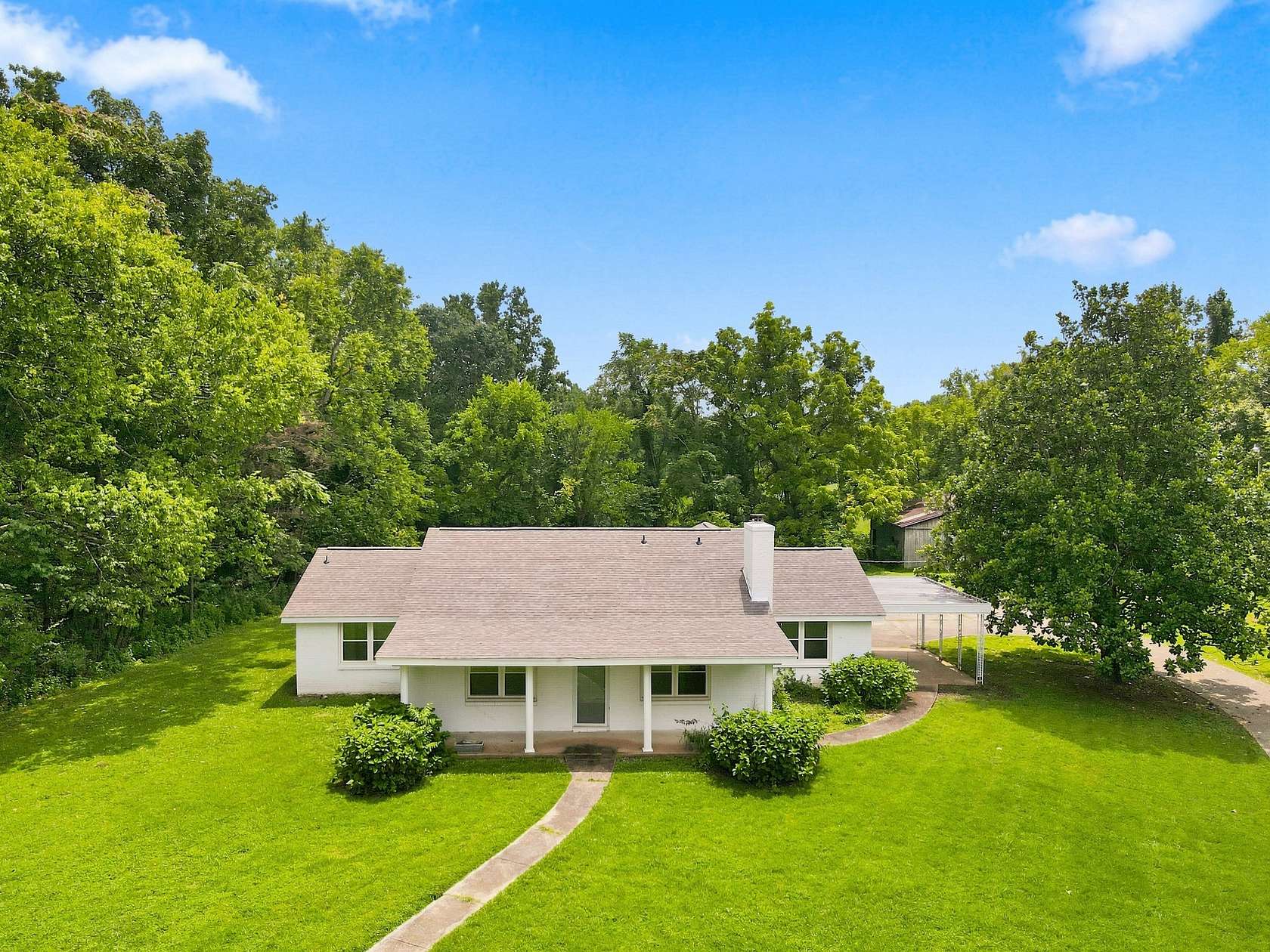 40.6 Acres of Agricultural Land with Home for Sale in Pulaski, Tennessee