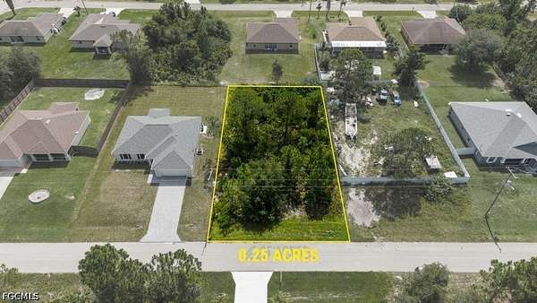 0.25 Acres of Residential Land for Sale in Lehigh Acres, Florida