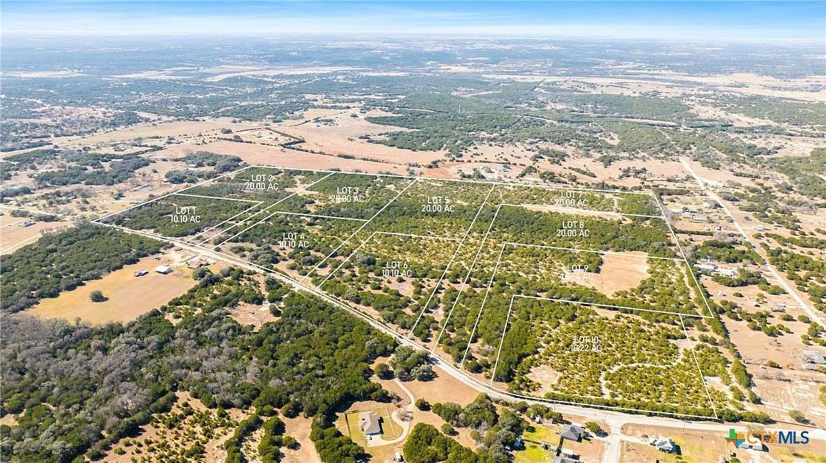 10.1 Acres of Land for Sale in Kempner, Texas
