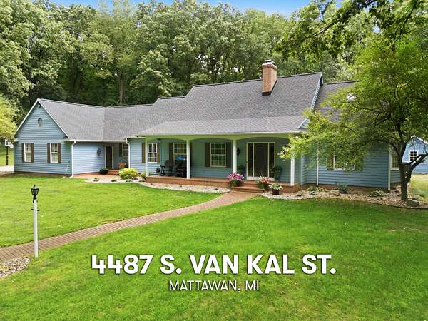 24.1 Acres of Recreational Land with Home for Sale in Mattawan, Michigan