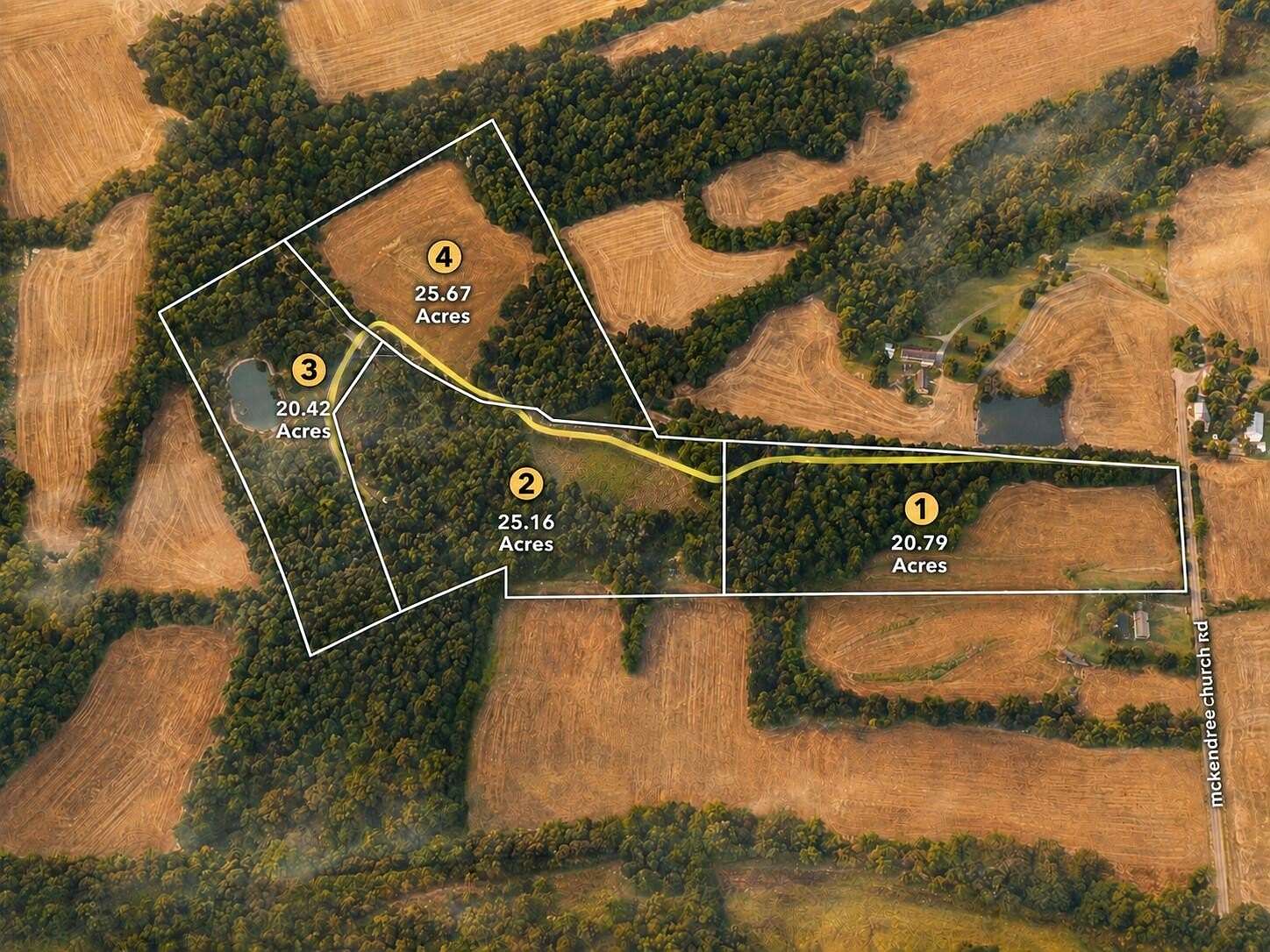 25.7 Acres of Recreational & Residential Land for Sale in Kevil, Kentucky