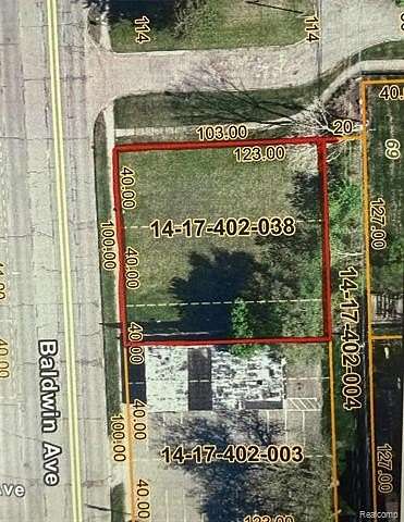 0.24 Acres of Commercial Land for Sale in Pontiac, Michigan