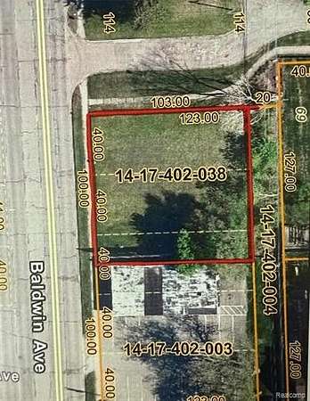 0.24 Acres of Commercial Land for Sale in Pontiac, Michigan