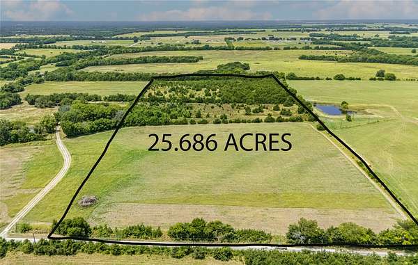 25.7 Acres of Land for Sale in Bonham, Texas