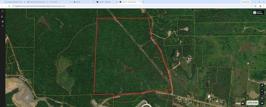 152 Acres of Recreational & Residential Land for Sale in Camden, Tennessee