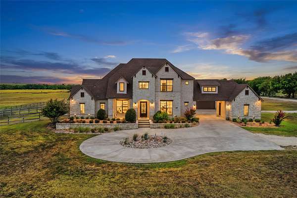 12.2 Acres of Land with Home for Sale in Krum, Texas