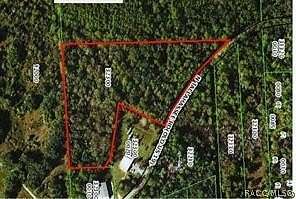 11.8 Acres of Recreational & Residential Land for Auction in Crystal River, Florida