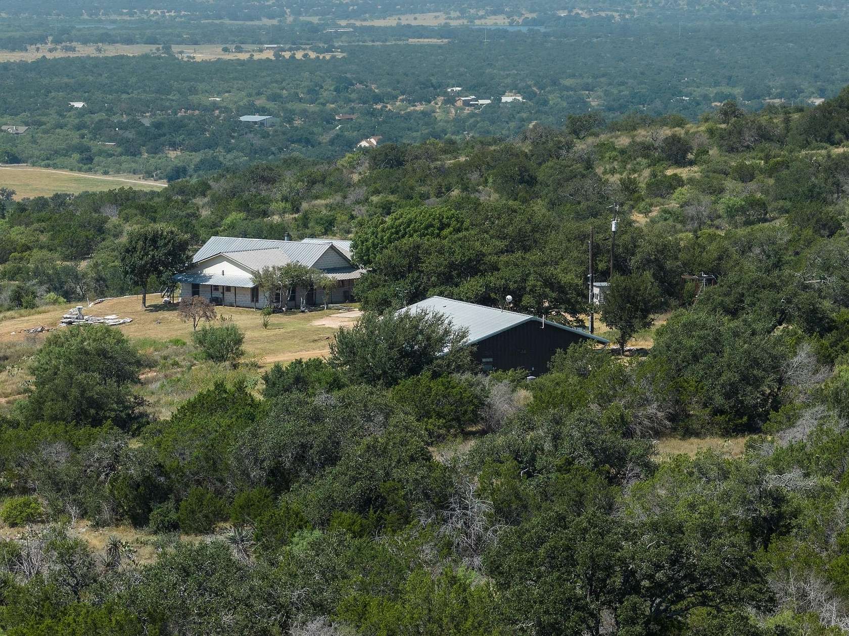 10 Acres of Recreational Land with Home for Sale in Marble Falls, Texas