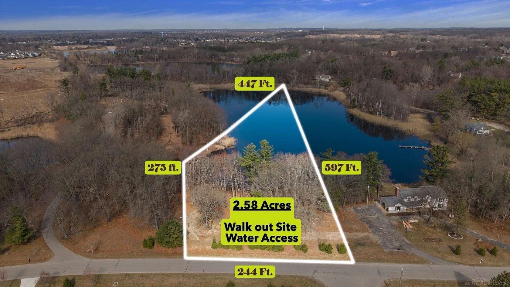 2.58 Acres of Residential Land for Sale in Oxford, Michigan