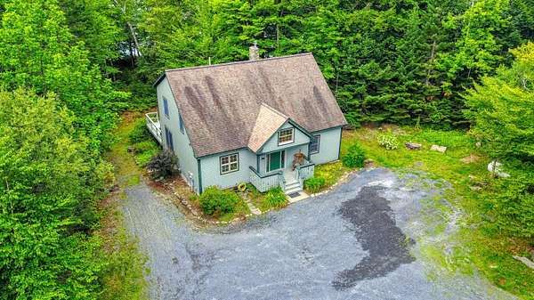 9.57 Acres of Land with Home for Sale in Embden, Maine