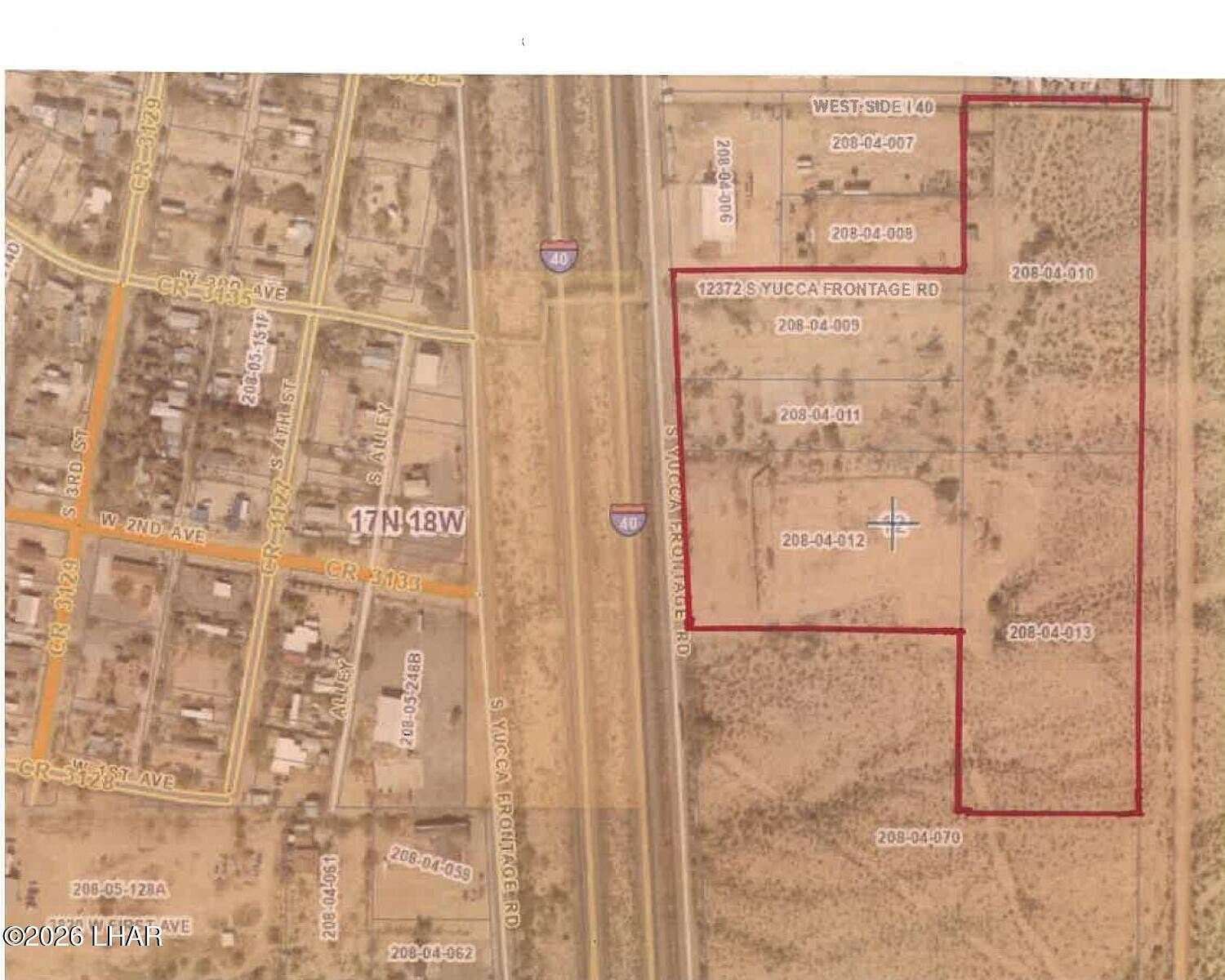 19 Acres of Commercial Land for Sale in Yucca, Arizona