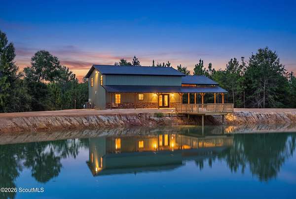 25.5 Acres of Recreational Land with Home for Sale in Milan, Georgia