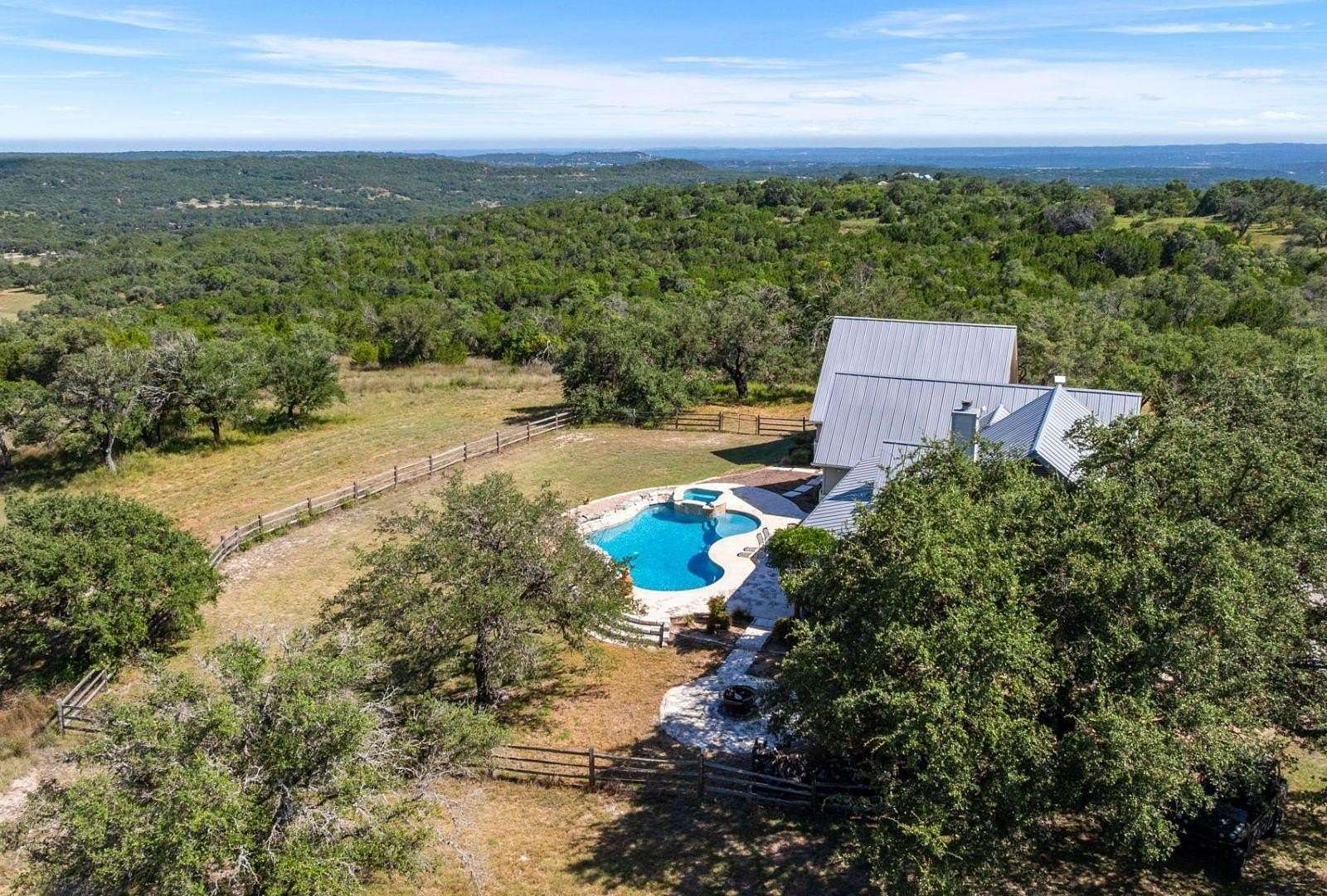 104 Acres of Land with Home for Sale in Marble Falls, Texas