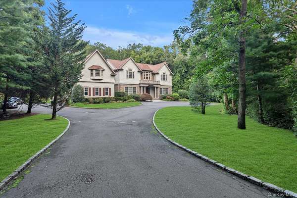 2.16 Acres of Land with Home for Sale in Laurel Hollow, New York