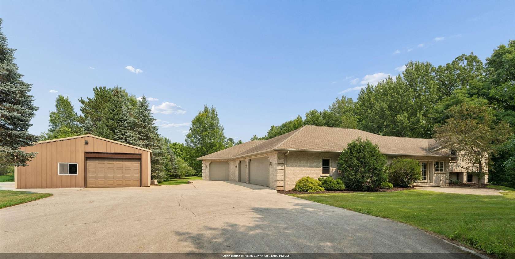 5.12 Acres of Land with Home for Sale in Sobieski, Wisconsin
