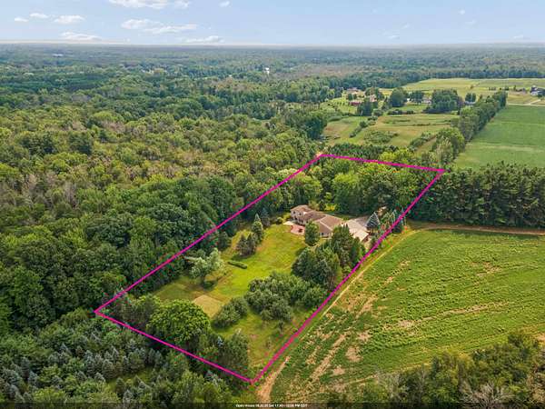5.12 Acres of Land with Home for Sale in Sobieski, Wisconsin
