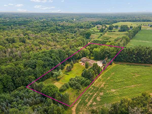 5.12 Acres of Land with Home for Sale in Sobieski, Wisconsin