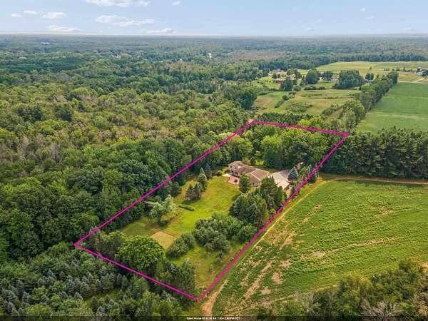 5.12 Acres of Land with Home for Sale in Sobieski, Wisconsin